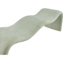 Meridian Willow Mint Chenille Fabric Bench IMAGE 7