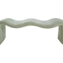Meridian Willow Mint Chenille Fabric Bench IMAGE 8