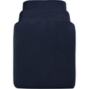  Color_Navy -- Willow Navy Chenille Fabric Upholstered Bench IMAGE 4