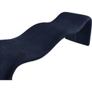  Color_Navy -- Willow Navy Chenille Fabric Upholstered Bench IMAGE 7