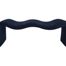  Color_Navy -- Willow Navy Chenille Fabric Upholstered Bench IMAGE 8