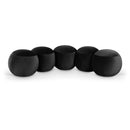  Color_Black -- Apollo Black Velvet Upholstered Bench IMAGE 1
