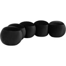  Color_Black -- Apollo Black Velvet Upholstered Bench IMAGE 3