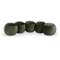  Color_Green -- Apollo Green Velvet Upholstered Bench IMAGE 1