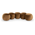  Color_Saddle -- Apollo Saddle Velvet Upholstered Bench IMAGE 1