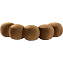  Color_Saddle -- Apollo Saddle Velvet Upholstered Bench IMAGE 4