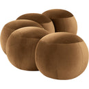  Color_Saddle -- Apollo Saddle Velvet Upholstered Bench IMAGE 5