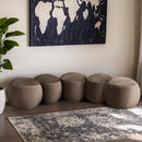  Color_Taupe -- Apollo Taupe Velvet Upholstered Bench IMAGE 2