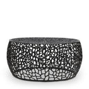  Meridian Priya Black Aluminum Coffee Table IMAGE 1