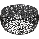  Meridian Priya Black Aluminum Coffee Table IMAGE 3