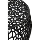  Meridian Priya Black Aluminum Coffee Table IMAGE 4