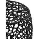  Meridian Priya Black Aluminum End Table IMAGE 4