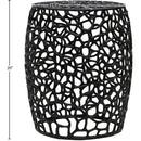  Meridian Priya Black Aluminum End Table IMAGE 5