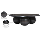  Meridian Globus Black Iron Coffee Table IMAGE 7