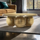  Meridian Globus Gold Iron Coffee Table IMAGE 2