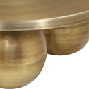  Meridian Globus Gold Iron Coffee Table IMAGE 5