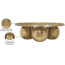  Meridian Globus Gold Iron Coffee Table IMAGE 7