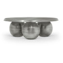  Meridian Globus Silver Iron Coffee Table IMAGE 1