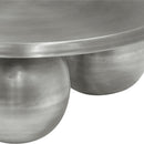  Meridian Globus Silver Iron Coffee Table IMAGE 5