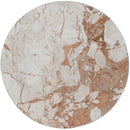  Meridian Genoa Cream Marble End Table IMAGE 5