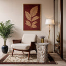  Meridian Genoa Brown Marble End Table IMAGE 2