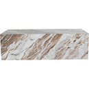  Meridian Bolzano Brown Marble Coffee Table IMAGE 3