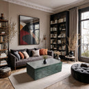 Meridian Bolzano Green Marble Coffee Table IMAGE 2