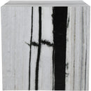  Meridian Bolzano Black Marble End Table IMAGE 3