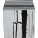  Meridian Bolzano Black Marble End Table IMAGE 4