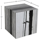  Meridian Bolzano Black Marble End Table IMAGE 7