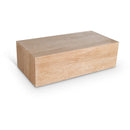  Meridian Bolzano Natural Travertine Coffee Table IMAGE 1