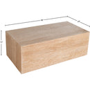  Meridian Bolzano Natural Travertine Coffee Table IMAGE 6