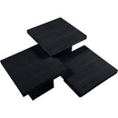  Meridian Spencer Black Solid Wood And Oak Veneer 3 pc Coffee Table IMAGE 10