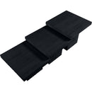  Meridian Spencer Black Solid Wood And Oak Veneer 3 pc Coffee Table IMAGE 9