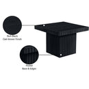  Meridian Spencer Black Solid Wood And Oak Veneer Coffee Table IMAGE 9