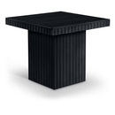  Meridian Spencer Black Solid Wood And Oak Veneer Coffee Table IMAGE 1