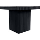  Meridian Spencer Black Solid Wood And Oak Veneer Coffee Table IMAGE 3