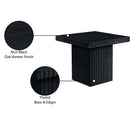  Meridian Spencer Black Solid Wood And Oak Veneer Coffee Table IMAGE 9