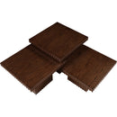  Meridian Spencer Brown Solid Wood And Oak Veneer 3 pc Coffee Table IMAGE 10