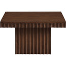  Meridian Spencer Brown Solid Wood And Oak Veneer Coffee Table IMAGE 4