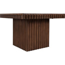 Meridian Spencer Brown Solid Wood And Oak Veneer Coffee Table IMAGE 3