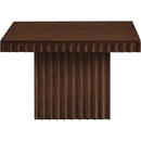  Meridian Spencer Brown Solid Wood And Oak Veneer Coffee Table IMAGE 4