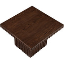  Meridian Spencer Brown Solid Wood And Oak Veneer Coffee Table IMAGE 5