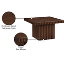  Meridian Spencer Brown Solid Wood And Oak Veneer Coffee Table IMAGE 9