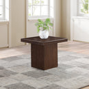  Meridian Spencer Brown Solid Wood And Oak Veneer Coffee Table IMAGE 2