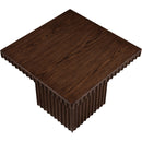  Meridian Spencer Brown Solid Wood And Oak Veneer Coffee Table IMAGE 5
