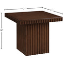  Meridian Spencer Brown Solid Wood And Oak Veneer Coffee Table IMAGE 8