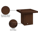  Meridian Spencer Brown Solid Wood And Oak Veneer Coffee Table IMAGE 9