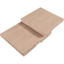  Meridian Spencer Natural Solid Wood And Oak Veneer 2 pc Coffee Table IMAGE 5