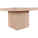  Meridian Spencer Natural Solid Wood And Oak Veneer Coffee Table IMAGE 3